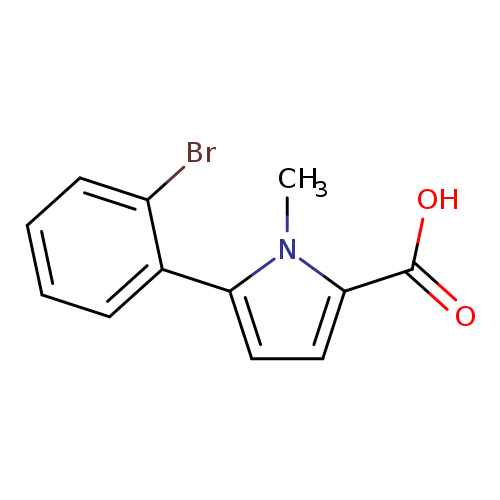 5-(2-bromophenyl)-1-methyl-1H-pyrrole-2-carboxylic acid