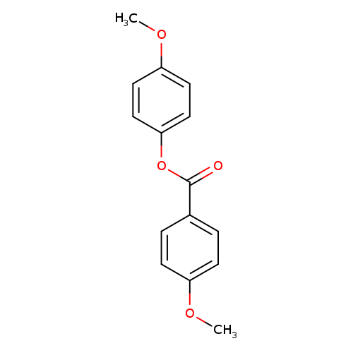 Benzoic acid, 4-methoxy-, 4-methoxyphenyl ester