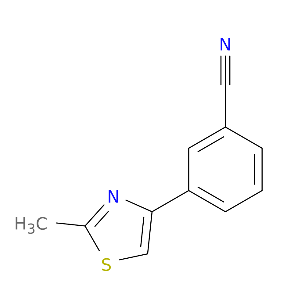 3-(2-Methylthiazol-4-yl)benzonitrile