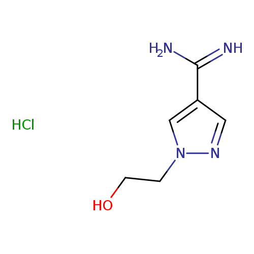 1-(2-hydroxyethyl)-1H-pyrazole-4-carboximidamide hydrochloride