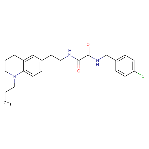 N'-[(4-chlorophenyl)methyl]-N-[2-(1-propyl-1,2,3,4-tetrahydroquinolin-6-yl)ethyl]ethanediamide