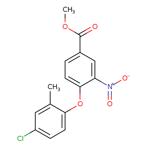 methyl 4-(4-chloro-2-methylphenoxy)-3-nitrobenzoate