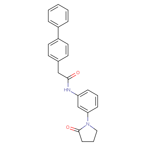 2-{[1,1'-biphenyl]-4-yl}-N-[3-(2-oxopyrrolidin-1-yl)phenyl]acetamide