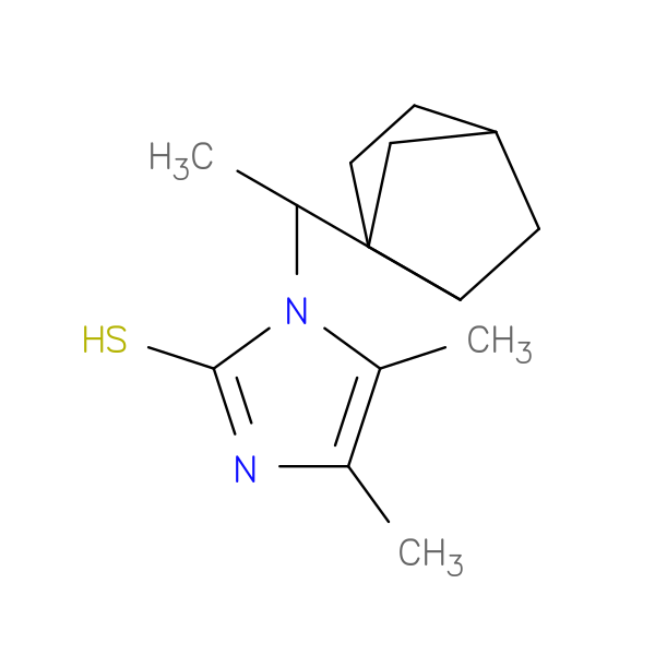 1-(1-{bicyclo[2.2.1]heptan-2-yl}ethyl)-4,5-dimethyl-1H-imidazole-2-thiol