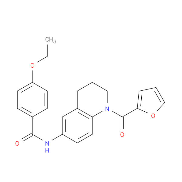 4-ethoxy-N-[1-(furan-2-carbonyl)-1,2,3,4-tetrahydroquinolin-6-yl]benzamide