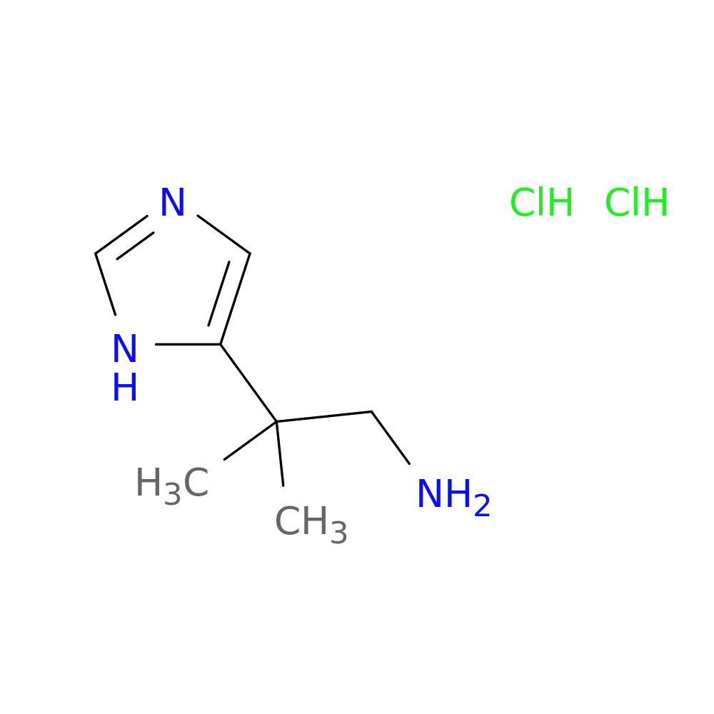 2-(1H-imidazol-5-yl)-2-methylpropan-1-amine dihydrochloride