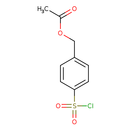 [4-(chlorosulfonyl)phenyl]methyl acetate