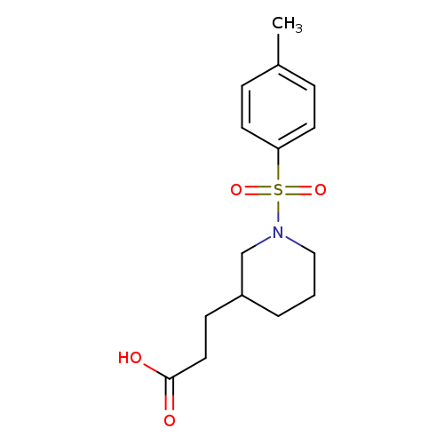 3-{1-[(4-methylphenyl)sulfonyl]-3-piperidyl}propanoic acid