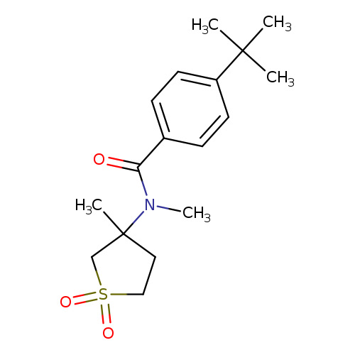 4-tert-butyl-N-methyl-N-(3-methyl-1,1-dioxo-1lambda6-thiolan-3-yl)benzamide