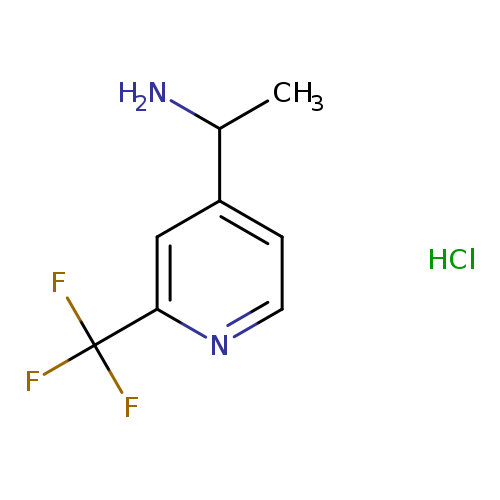 1-(2-(TRIFLUOROMETHYL)PYRIDIN-4-YL)ETHANAMINE HCL