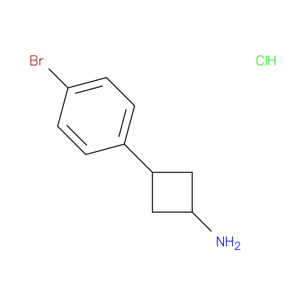 3-(4-bromophenyl)cyclobutan-1-amine hydrochloride