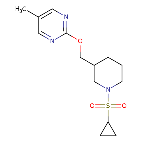 2-{[1-(cyclopropanesulfonyl)piperidin-3-yl]methoxy}-5-methylpyrimidine