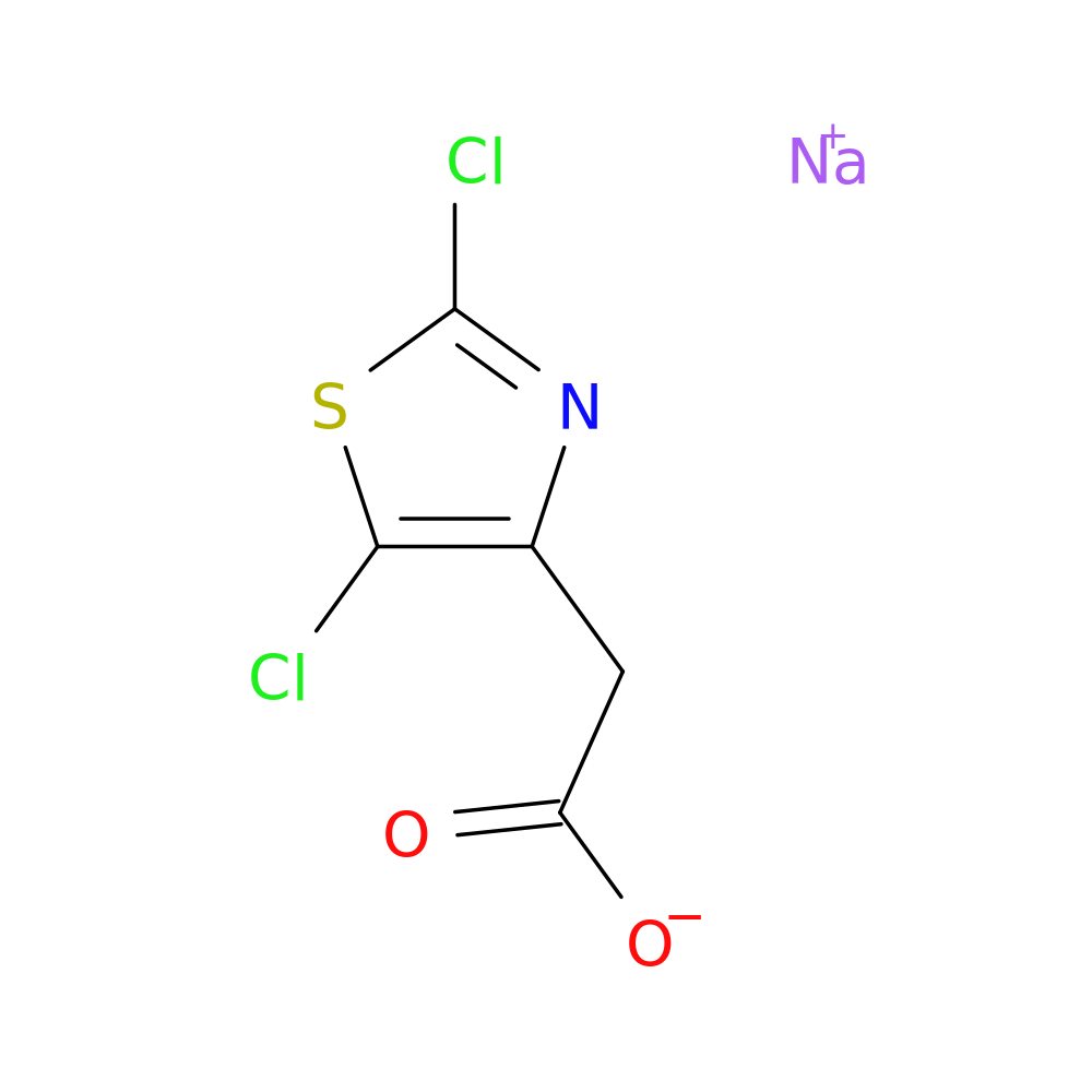 sodium 2-(2,5-dichloro-1,3-thiazol-4-yl)acetate