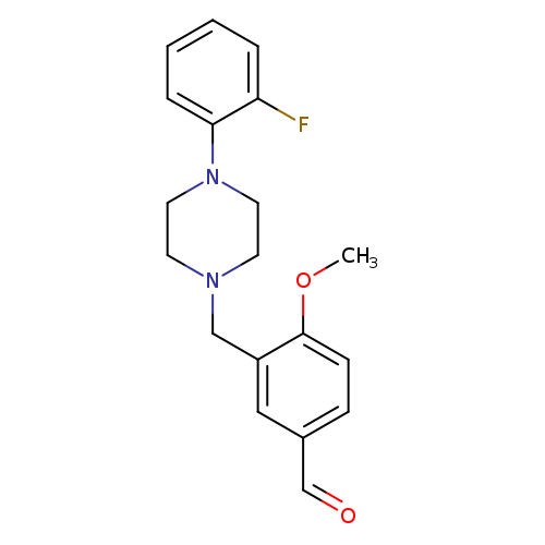 3-{[4-(2-fluorophenyl)-1-piperazinyl]methyl}-4-methoxybenzaldehyde