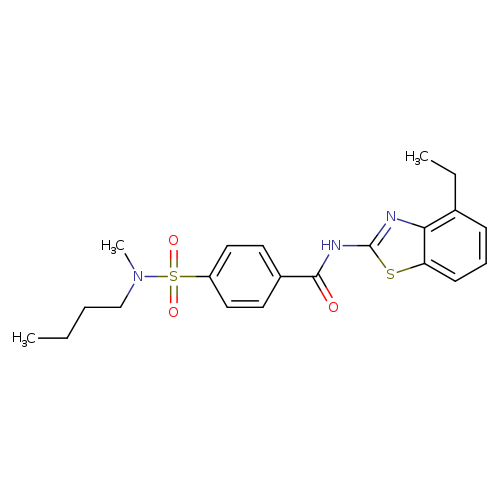 4-[butyl(methyl)sulfamoyl]-N-(4-ethyl-1,3-benzothiazol-2-yl)benzamide