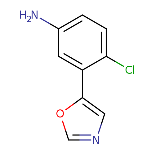 4-Chloro-3-(1,3-oxazol-5-yl)aniline