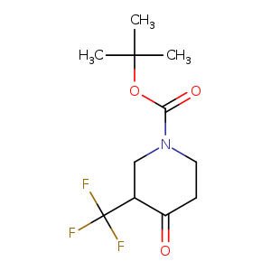 1-Piperidinecarboxylic acid, 4-oxo-3-(trifluoromethyl)-, 1,1-dimethylethyl ester