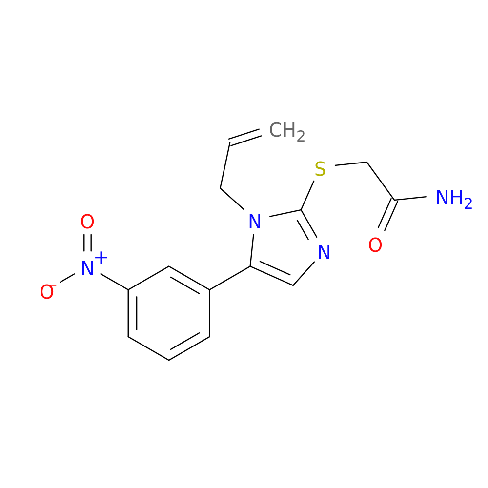 2-{[5-(3-nitrophenyl)-1-(prop-2-en-1-yl)-1H-imidazol-2-yl]sulfanyl}acetamide