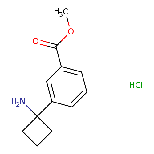 methyl3-(1-aminocyclobutyl)benzoatehydrochloride