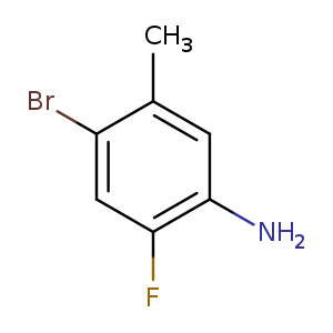Benzenamine, 4-​bromo-​2-​fluoro-​5-​methyl-