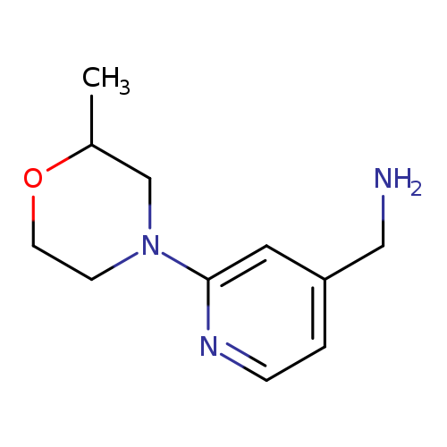 [2-(2-methylmorpholin-4-yl)pyridin-4-yl]methanamine
