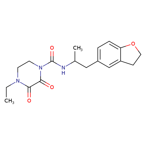 N-[1-(2,3-dihydro-1-benzofuran-5-yl)propan-2-yl]-4-ethyl-2,3-dioxopiperazine-1-carboxamide