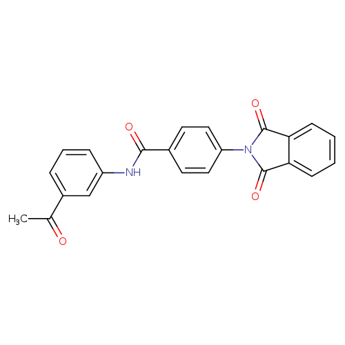 N-(3-acetylphenyl)-4-(1,3-dioxo-2,3-dihydro-1H-isoindol-2-yl)benzamide