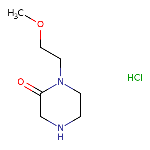 1-(2-methoxyethyl)piperazin-2-one hydrochloride