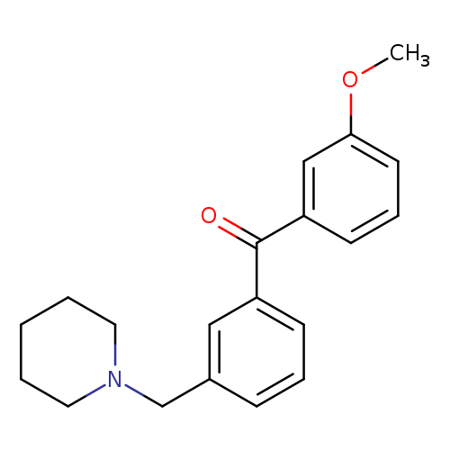 3-Methoxy-3'-piperidinomethyl benzophenone