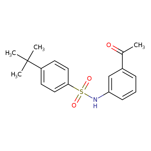 N-(3-acetylphenyl)-4-tert-butylbenzene-1-sulfonamide