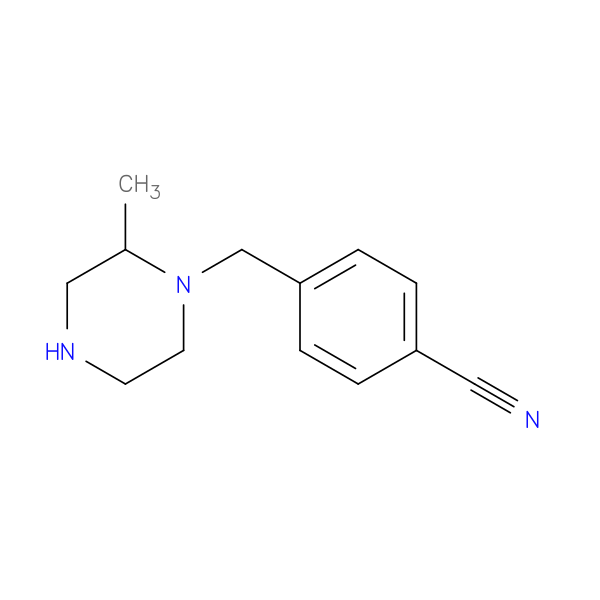4-[(2-methylpiperazin-1-yl)methyl]benzonitrile