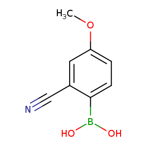Boronic acid, B-(2-cyano-4-methoxyphenyl)-