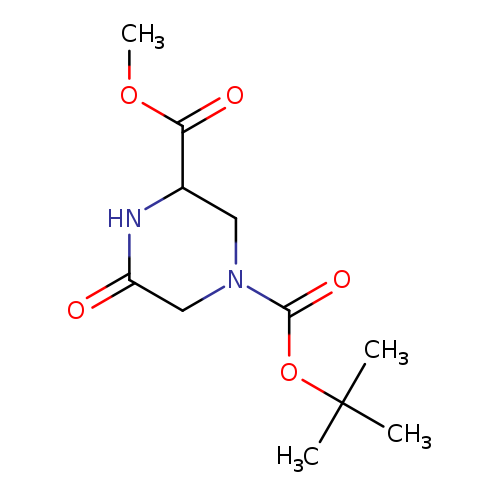 1-tert-Butyl 3-methyl 5-oxopiperazine-1,3-dicarboxylate