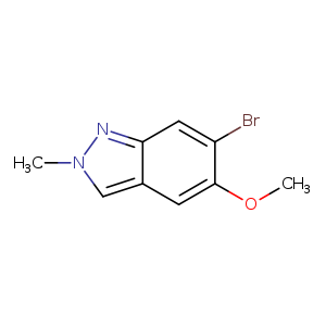 6-bromo-5-methoxy-2-methyl-2H-indazole