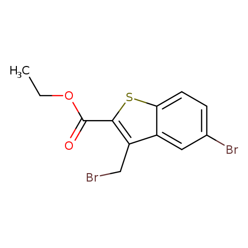 Ethyl 5-bromo-3-(bromomethyl)-1-benzothiophene-2-carboxylate