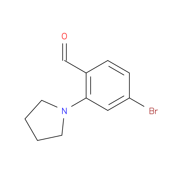4-Bromo-2-pyrrolidinobenzaldehyde