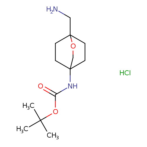 tert-butylN-[1-(aminomethyl)-2-oxabicyclo[2.2.2]octan-4-yl]carbamatehydrochloride