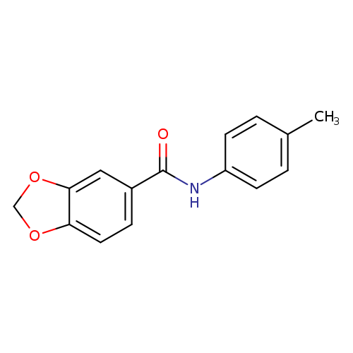 N-(4-methylphenyl)-1,3-benzodioxole-5-carboxamide