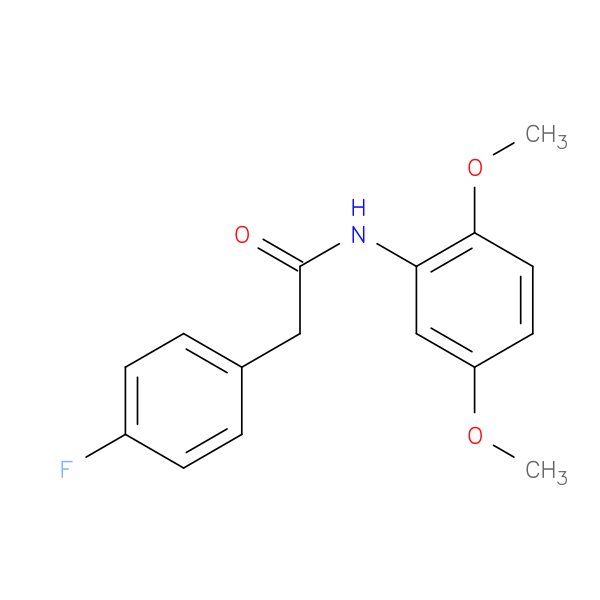 N-(2,5-dimethoxyphenyl)-2-(4-fluorophenyl)acetamide
