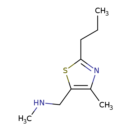 methyl[(4-methyl-2-propyl-1,3-thiazol-5-yl)methyl]amine