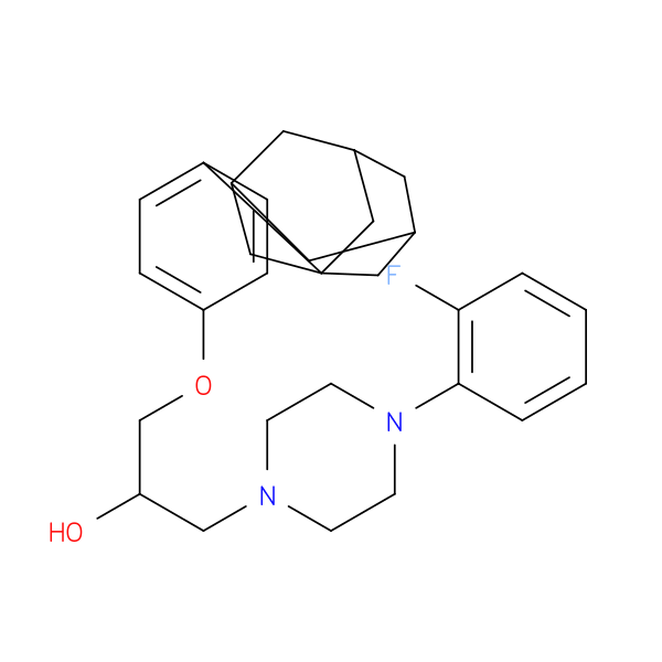 1-[4-(adamantan-1-yl)phenoxy]-3-[4-(2-fluorophenyl)piperazin-1-yl]propan-2-ol