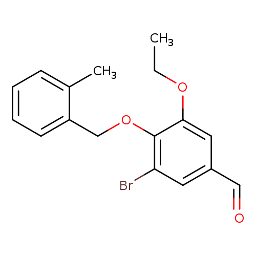 3-Bromo-5-ethoxy-4-((2-methylbenzyl)oxy)benzaldehyde