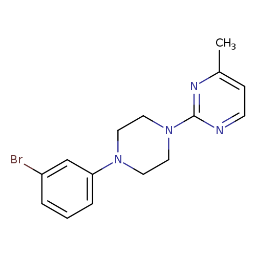 2-[4-(3-bromophenyl)piperazin-1-yl]-4-methylpyrimidine