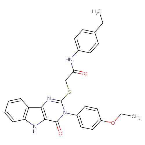 2-{[3-(4-ethoxyphenyl)-4-oxo-3H,4H,5H-pyrimido[5,4-b]indol-2-yl]sulfanyl}-N-(4-ethylphenyl)acetamide
