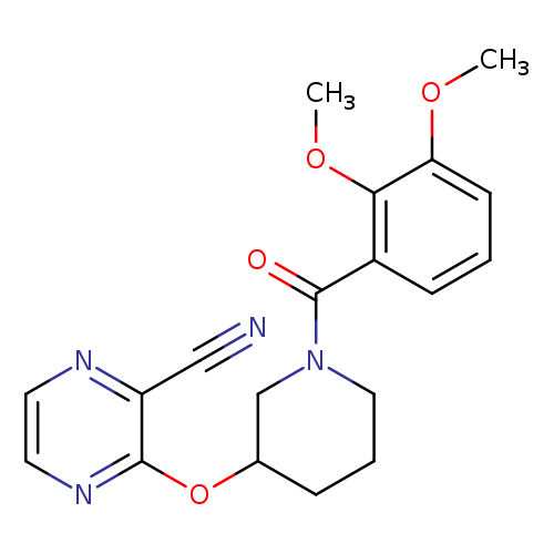 3-{[1-(2,3-dimethoxybenzoyl)piperidin-3-yl]oxy}pyrazine-2-carbonitrile