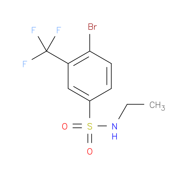 N-Ethyl 4-bromo-3-trifluoromethylbenzenesulfonamide