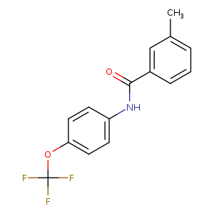 3-methyl-N-[4-(trifluoromethoxy)phenyl]benzamide