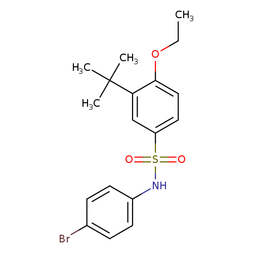 N-(4-bromophenyl)-3-tert-butyl-4-ethoxybenzene-1-sulfonamide