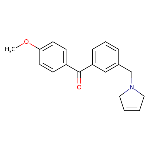 (3-((2,5-Dihydro-1H-pyrrol-1-yl)methyl)phenyl)(4-methoxyphenyl)methanone