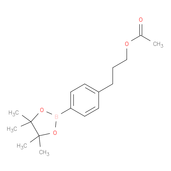 3-[4-(4,4,5,5-tetramethyl-1,3,2-dioxaborolan-2-yl)phenyl]propyl acetate